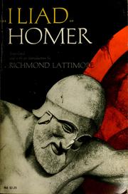 The Iliad of Homer (Paperback, 1961, University of Chicago Press)